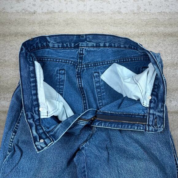 Vintage HIS Jeans Medium Wash Relaxed Fit High Quality Denim 90s - Picture 4 of 4